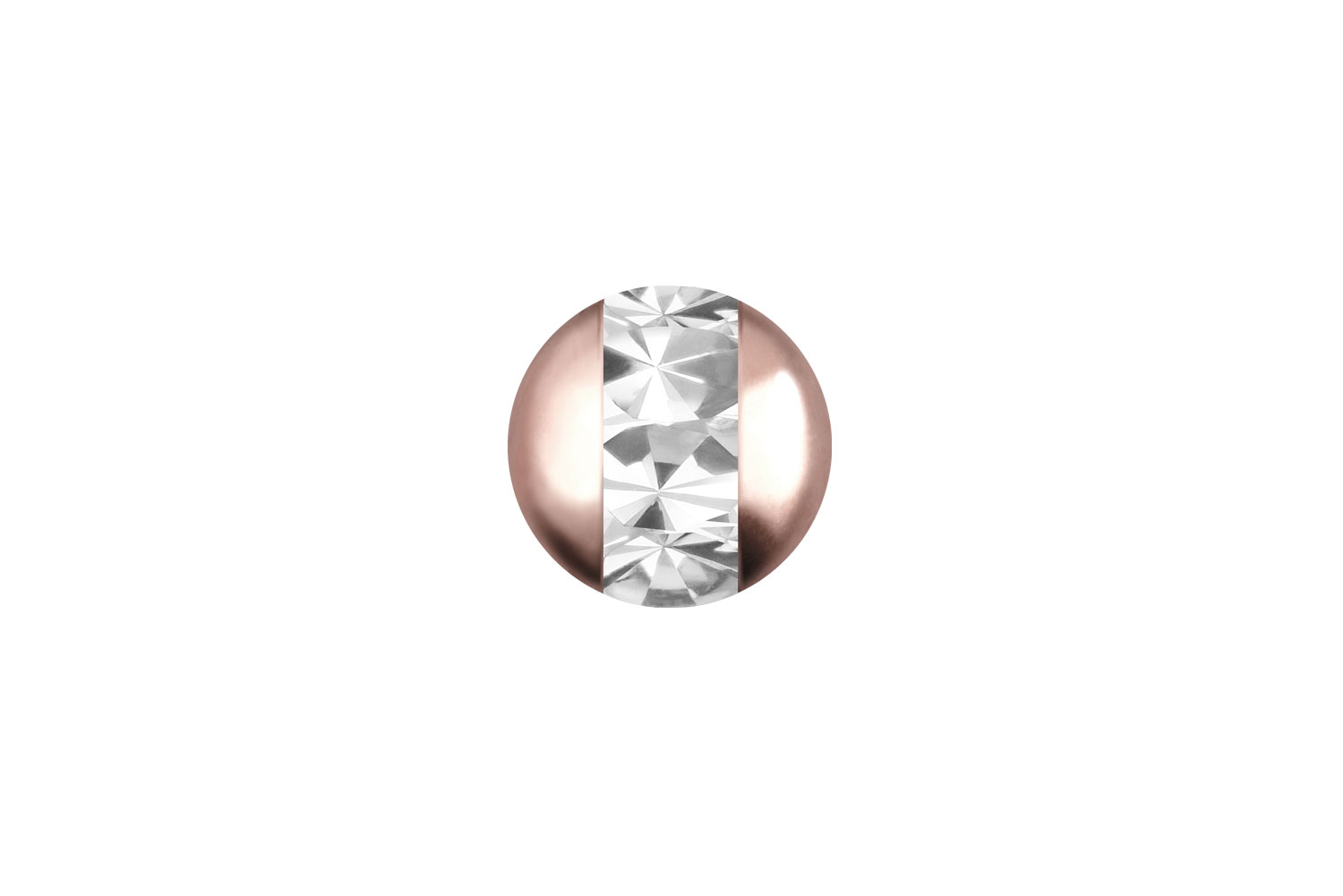 Chirurgenstahl Klemmkugel EPOXY-RING von Piercingline